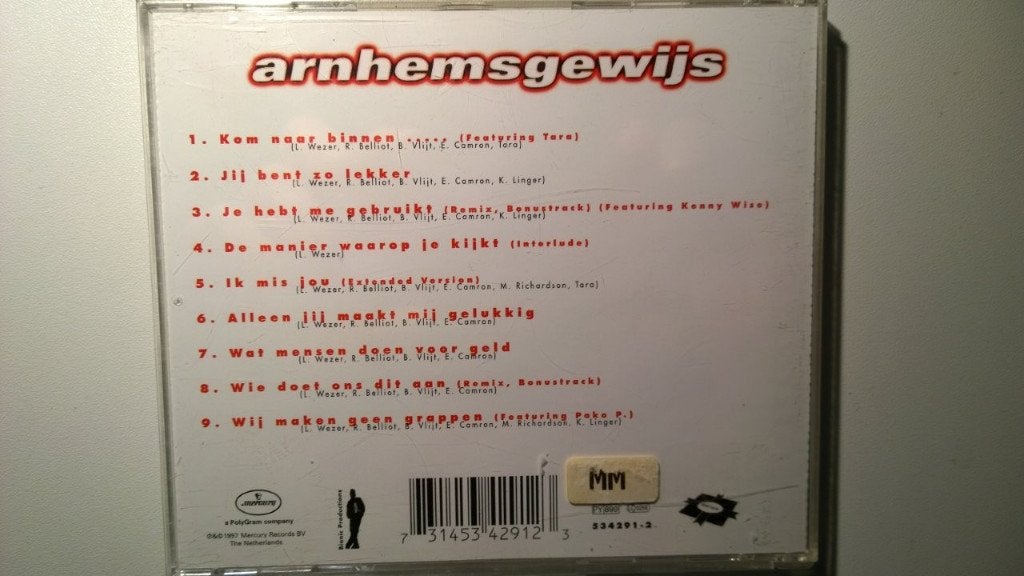 Arnhemsgewijs - Wij Maken Geen Grappen! (Album), Cd's en Dvd's, Ophalen of Verzenden, Zo goed als nieuw