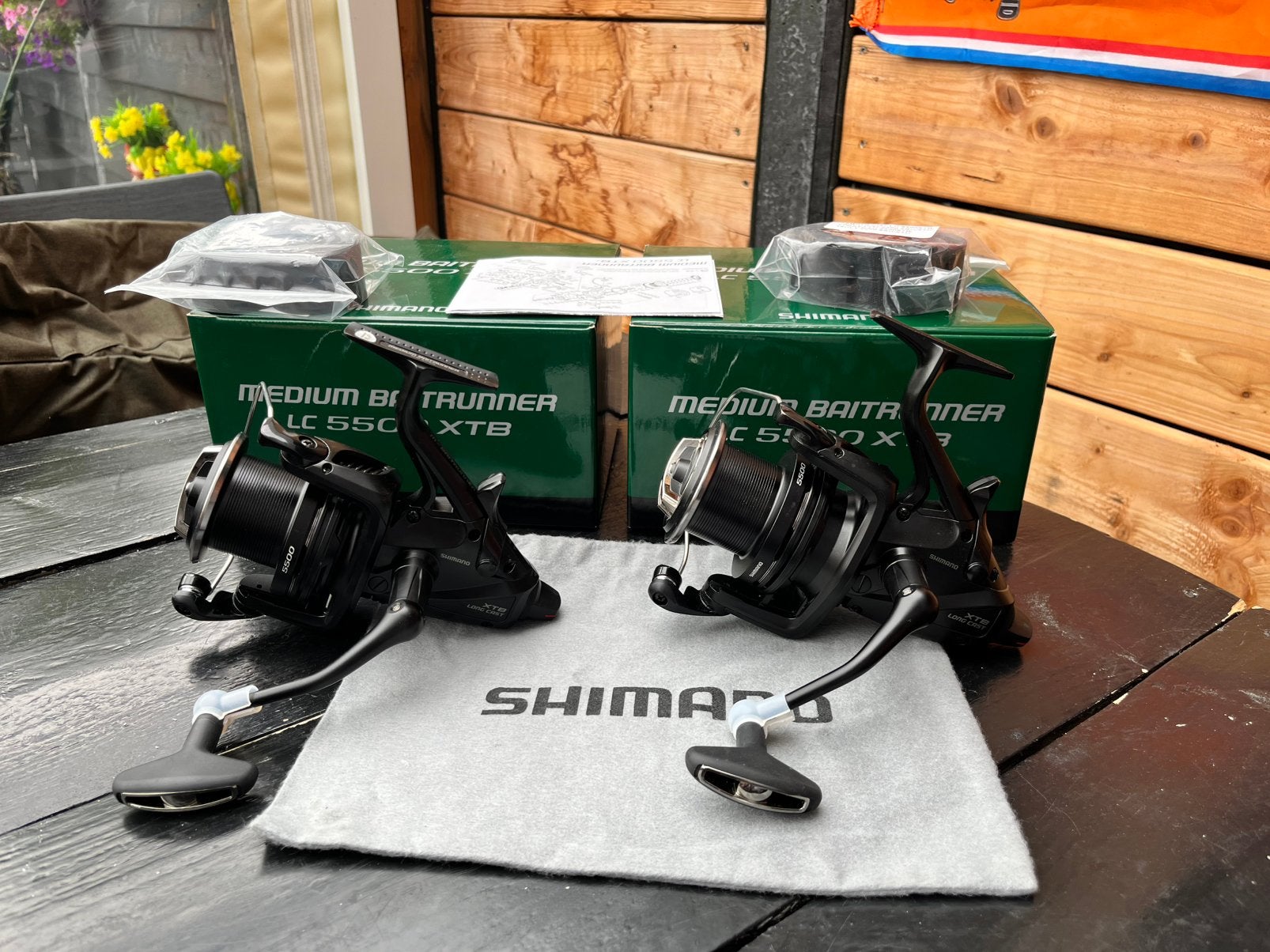 Shimano medium baitrunner lc 5500 XTB NIEUW, Ophalen, Nieuw, Molen