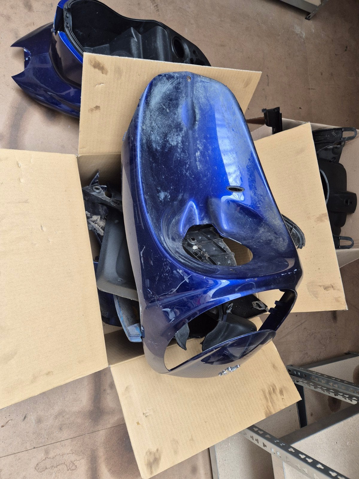 Kappenset Peugeot Looxor Blauw - Gebruikt, Ophalen, Gebruikt, Peugeot Scooters, Info@peugeot-motocycles.nl