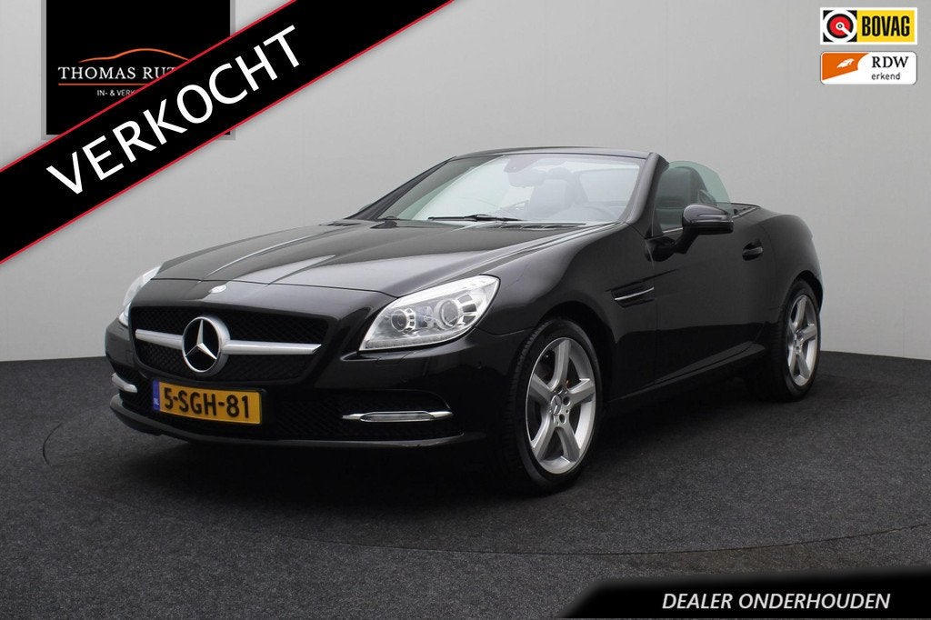 Mercedes-Benz SLK-klasse 200 Edition 1 2012 | Dealer Onderho, Auto's, Mercedes-Benz, Automaat, Euro 5, Gebruikt, 4 cilinders