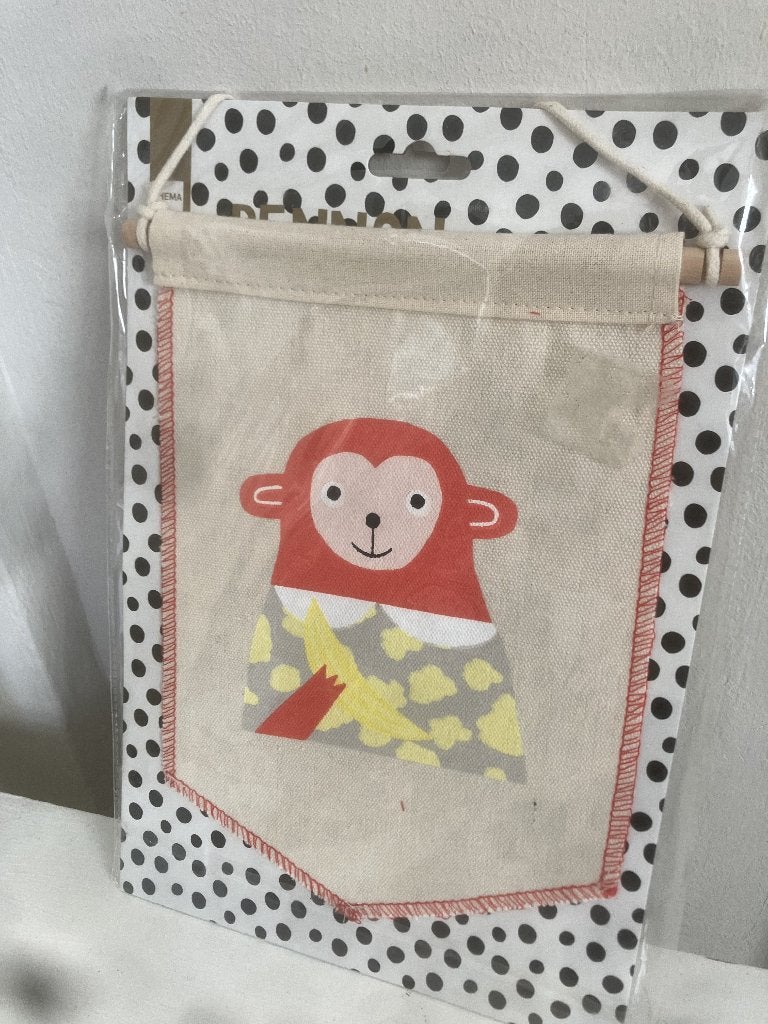 Hema muurhanger met vrolijk dierengezicht, 24 cm, Nieuw, Ophalen of Verzenden, 17 cm