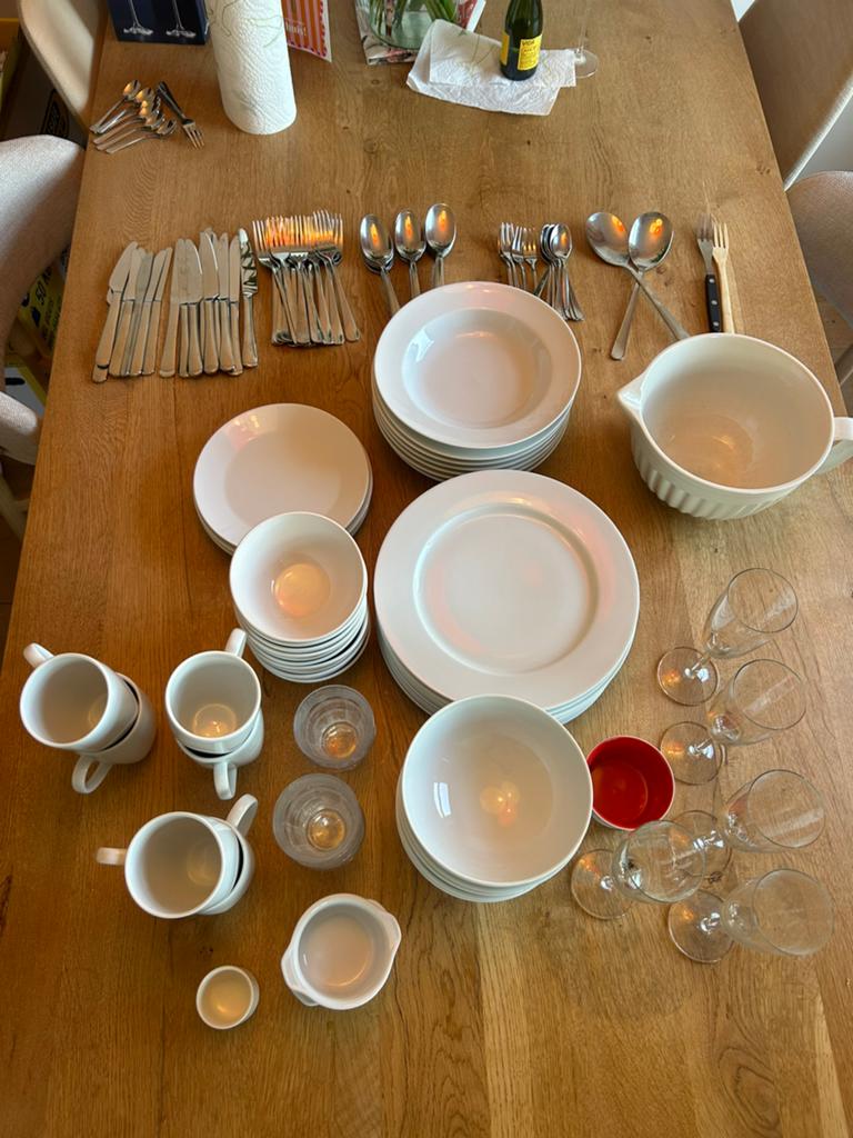 Complete keuken inrichting servies set, Antiek en Kunst, Antiek | Servies compleet, Ophalen