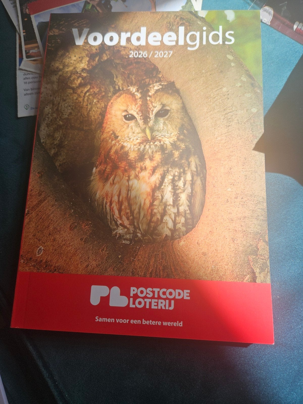 Voordeelgids 2026/2027 postcodeloterij, Ophalen