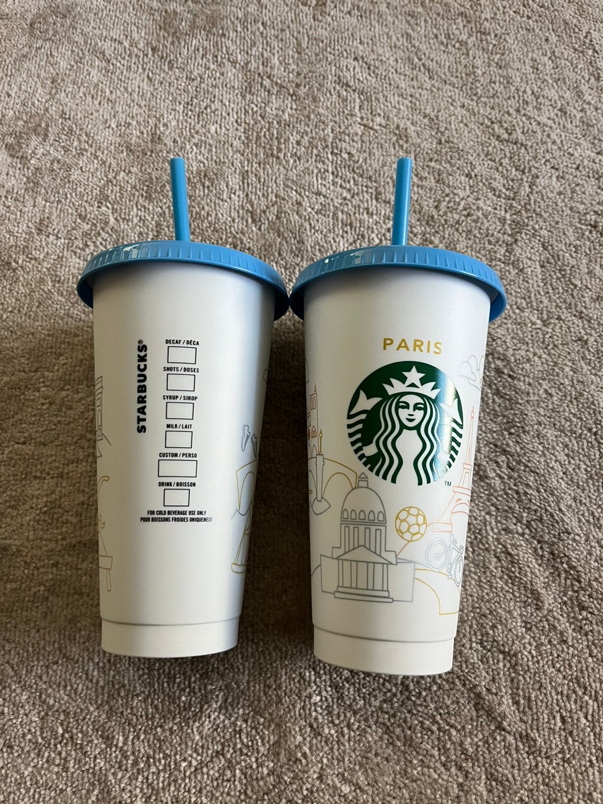Starbucks olympic koude dranken bekers., Ophalen of Verzenden