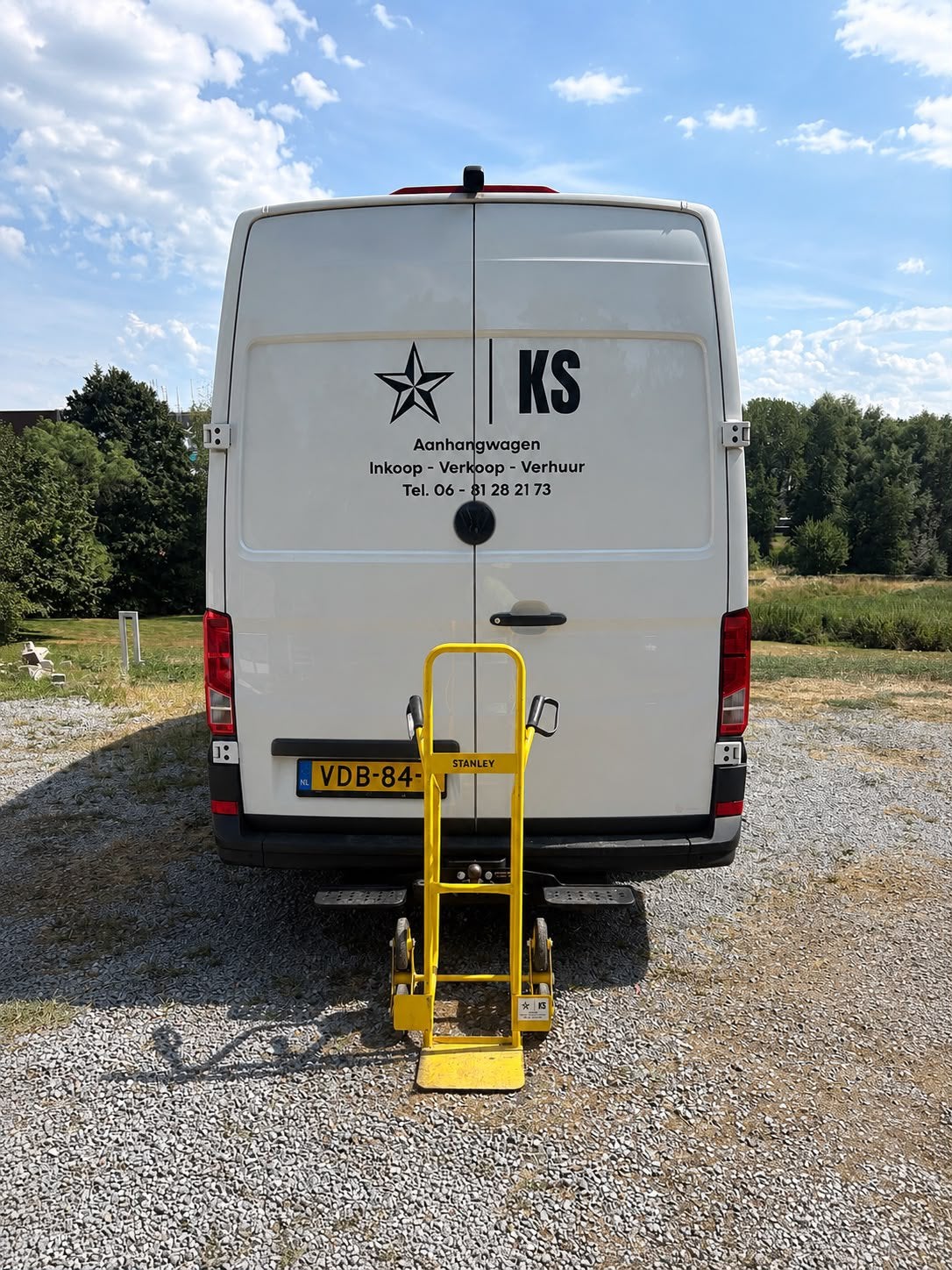 Trap steekwagen te huur!, Doe-het-zelf en Verbouw, Transportwagens, 100 liter of meer, Ophalen, Zo goed als nieuw, Transportkar