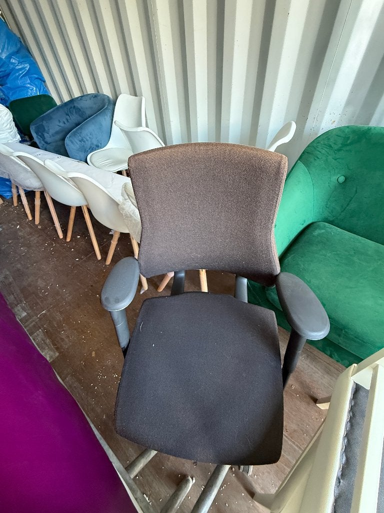 Bureaustoel, Ophalen, Ergonomisch, Zo goed als nieuw, Zwart