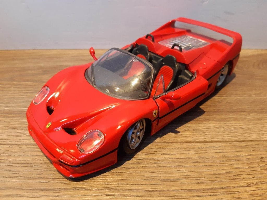 Maisto ferrari f50 1:24 auto, Ophalen of Verzenden, Gebruikt, Auto, Maisto