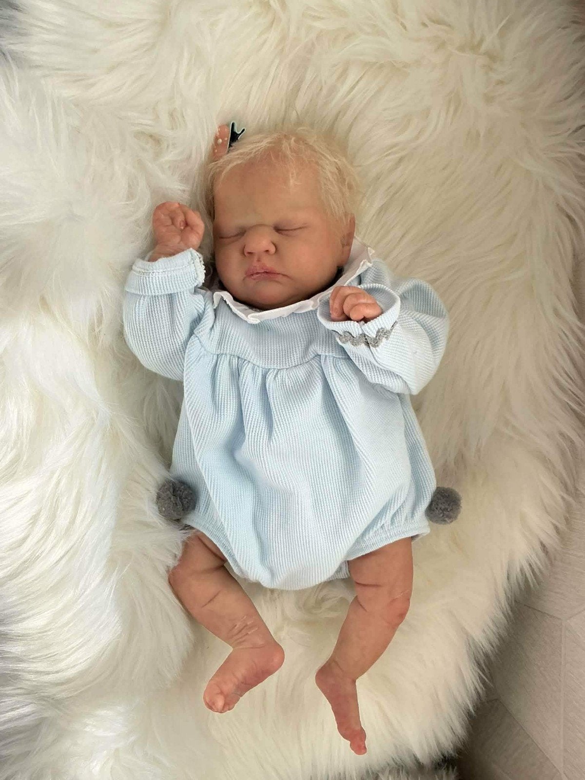 reborn pop, Verzamelen, Poppen, Ophalen of Verzenden, Zo goed als nieuw, Babypop