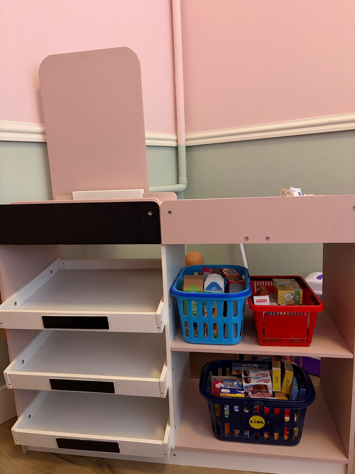 Playtive Houten Supermarkt Lidl Design met Accessoires, Ophalen, Zo goed als nieuw, Ontdekken, Met licht