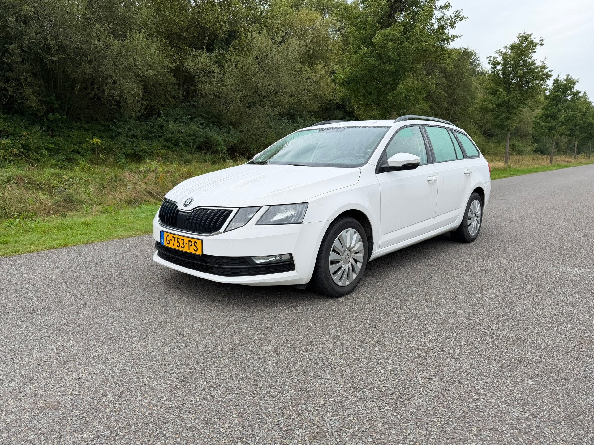 Skoda Octavia Combi 1.6 TDI Greentech Ambition, Auto's, Voorwielaandrijving, Gebruikt, 116 pk, Wit