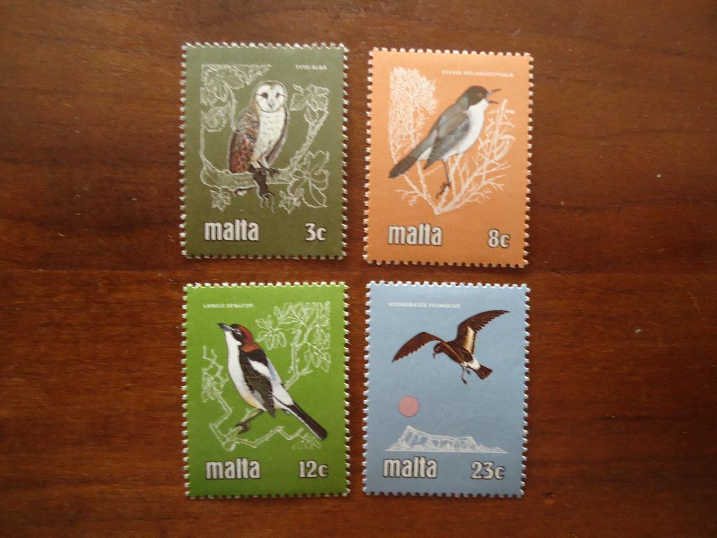 Vogels Malta 1981, mi. 624-27 postfris/ongebruikt, Ophalen of Verzenden, Postfris, Dier of Natuur