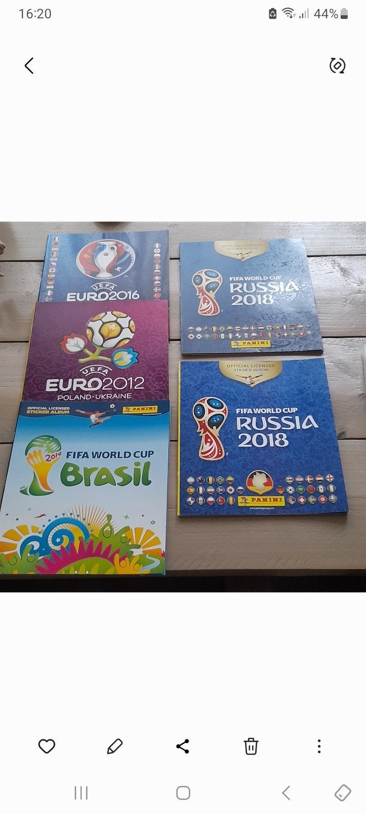 5 lege panini voetbal albums wk ek, Ophalen of Verzenden, Overige binnenlandse clubs, Poster, Plaatje of Sticker