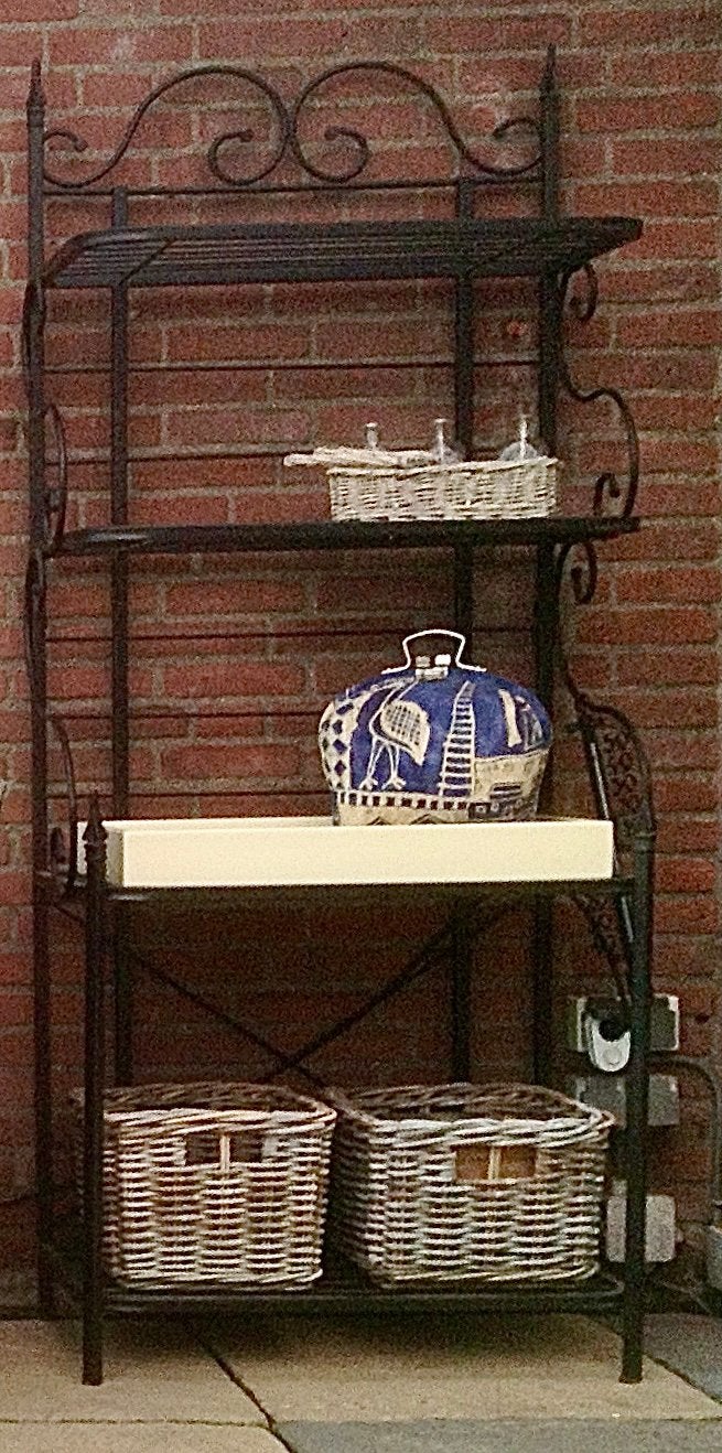 Smeedijzeren bakkersrek, Ophalen, Zo goed als nieuw