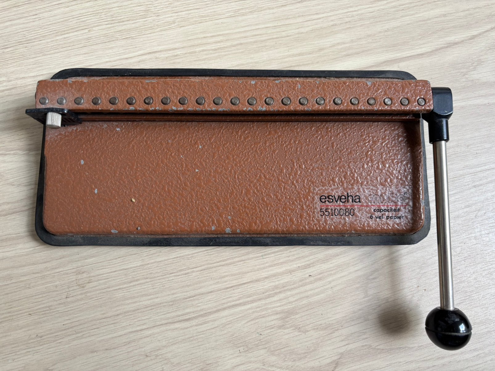 Vintage Esveha Multo 5510080 Perforator / Ponsmachine, Ophalen, Gebruikt