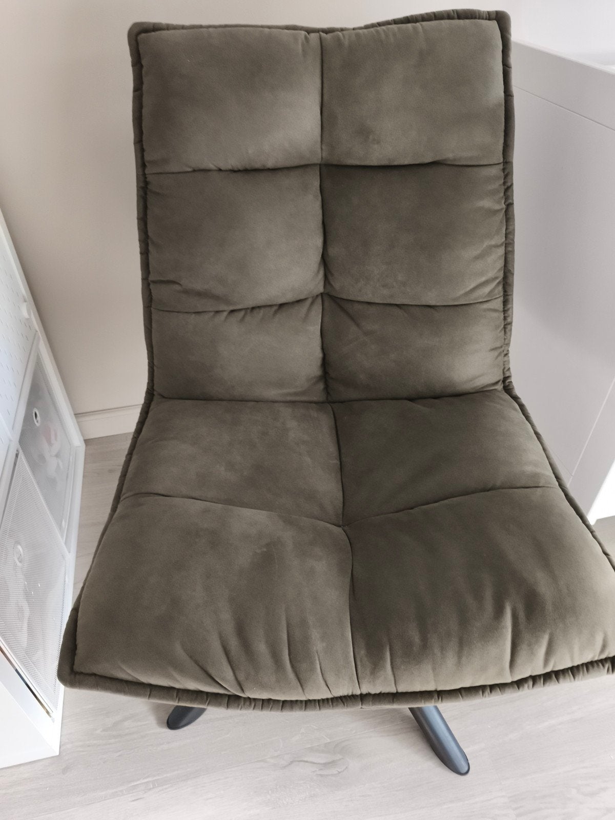 WOODD Jouke draaifauteuil Olijfgroen, Ophalen, Overige kleuren, Zo goed als nieuw, Eén