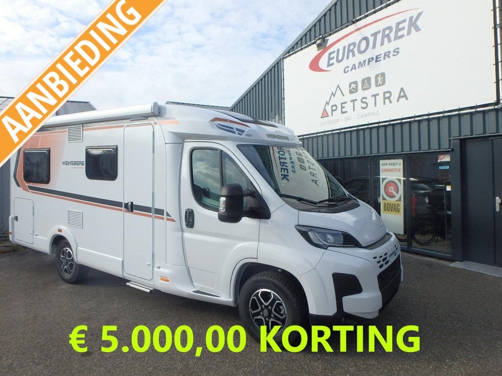 Weinsberg Pepper 600 MF € 5.000,00 KORTING, Caravans en Kamperen, Campers, Automaat, Koelkast, Tot en met 2, 6 tot 7 meter