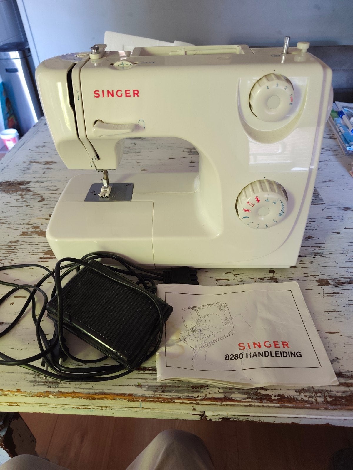 Singer 8280 Naaimachine - Prima Staat, Inclusief Handleiding, Ophalen, Gebruikt, Naaimachine, Singer