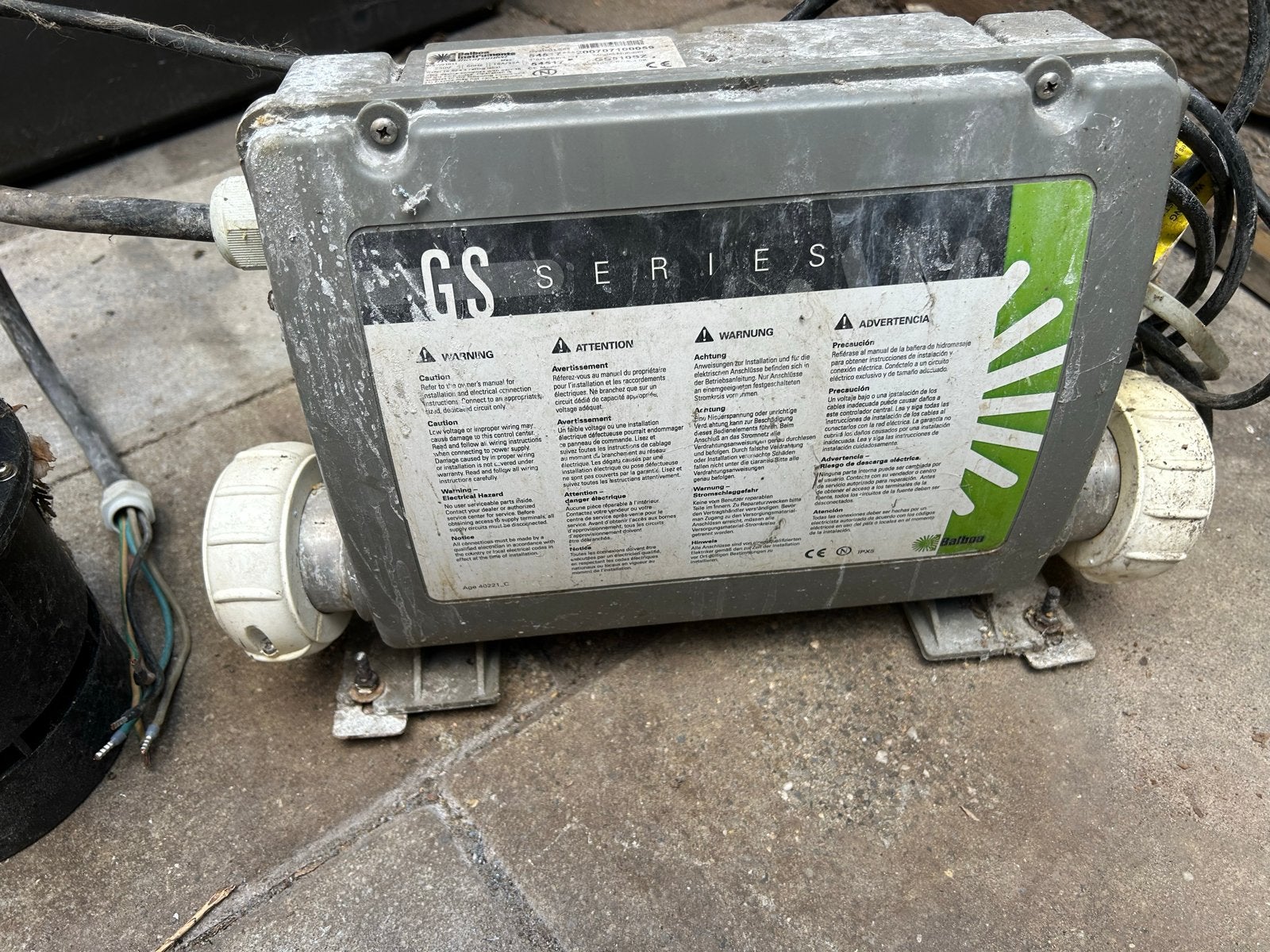 Jacuzzi pompen en regel unit, Ophalen, Gebruikt