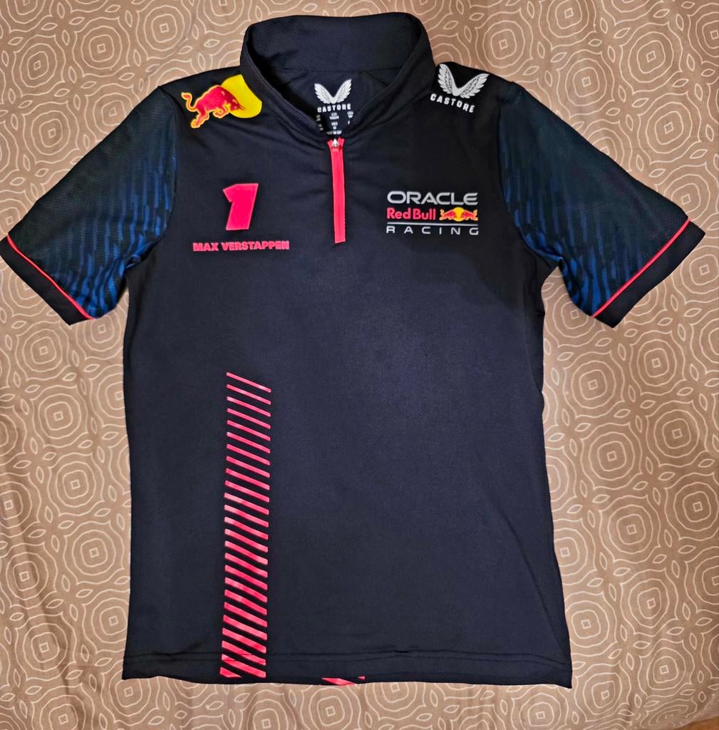Polo Redbull Max Verstappen maat 146!, Ophalen of Verzenden, Zo goed als nieuw, Overige maten, Blauw
