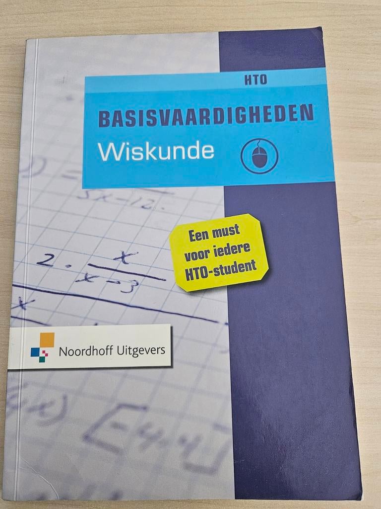 Basisvaardigheden Wiskunde HTO - Noordhoff Uitgevers, Gelezen, Noordhoff Uitgevers, Beta, HBO