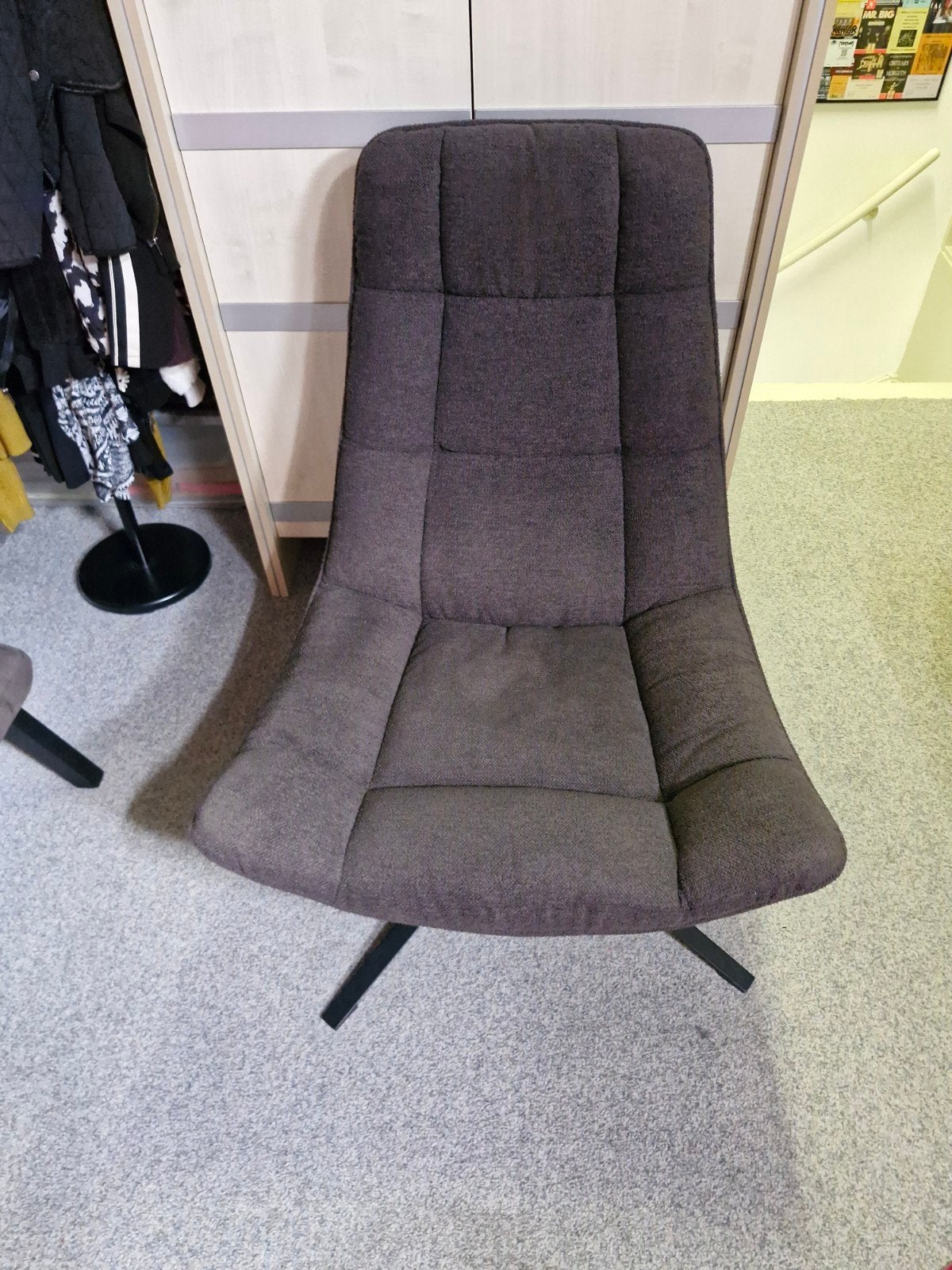 Comfortabele fauteuil - Donkergrijs, Ophalen, Gebruikt
