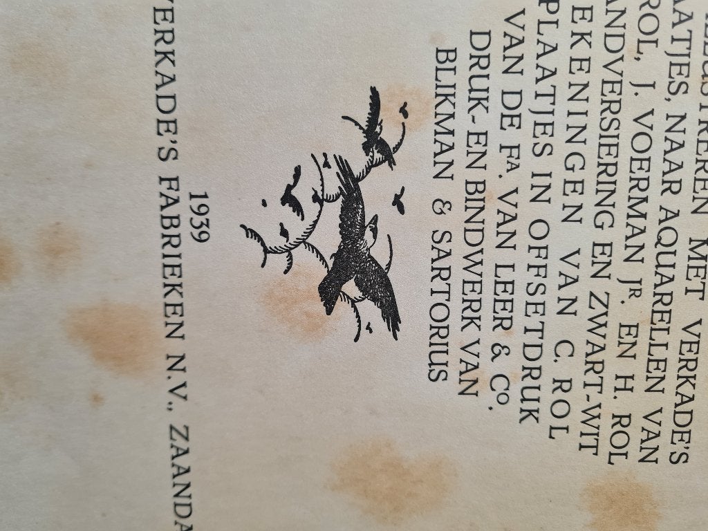 Boek met verzamel plaatjes Verkade Artis, Ophalen of Verzenden, Gelezen, Jac. P. Thijsse, Plaatjesalbum