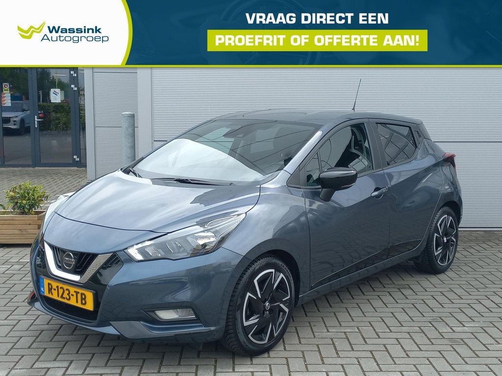 Nissan Micra 1.0T 92pk N-Design + Connect Pack | Airconditio, Auto's, Nissan, Bedrijf, Te koop, Micra, ABS, Airbags, Airconditioning