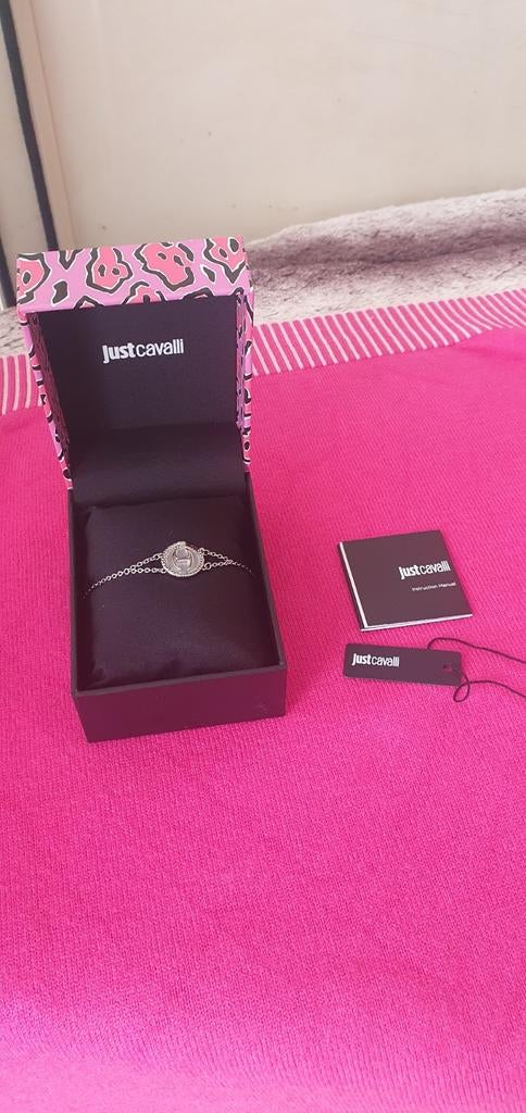 Justcavalli armband nieuw, Overige materialen, Met strass, Nieuw, Ophalen of Verzenden