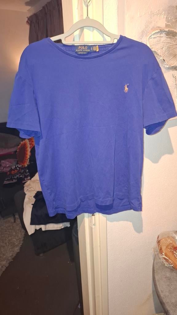 Polo Ralph Lauren T-shirt Blauw Maat L, Ophalen of Verzenden, Maat 52/54 (L), Blauw, Polo Ralph Lauren