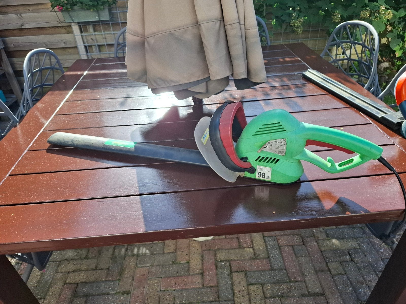 Florabest FHT 600 B2 Elektrische Heggenschaar, Tuin en Terras, Heggenscharen, Ophalen, Gebruikt, Elektrisch, Florabest