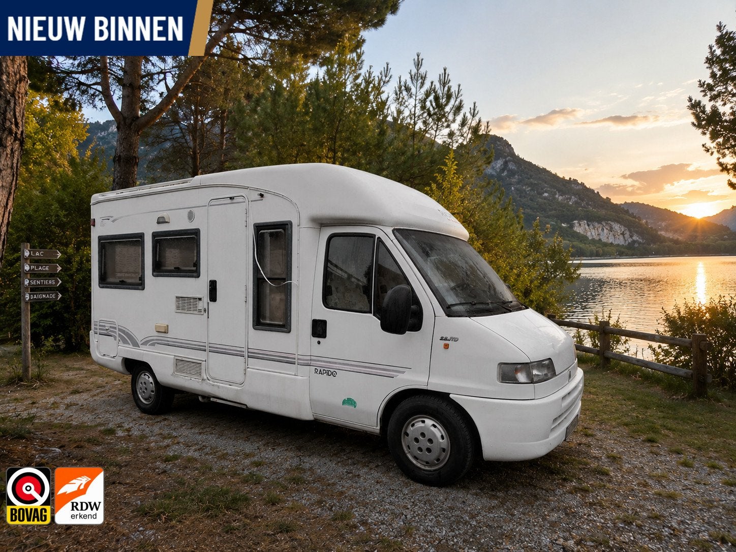Rapido 710 F, Caravans en Kamperen, Bedrijf, Rapido, Airconditioning, Half-integraal