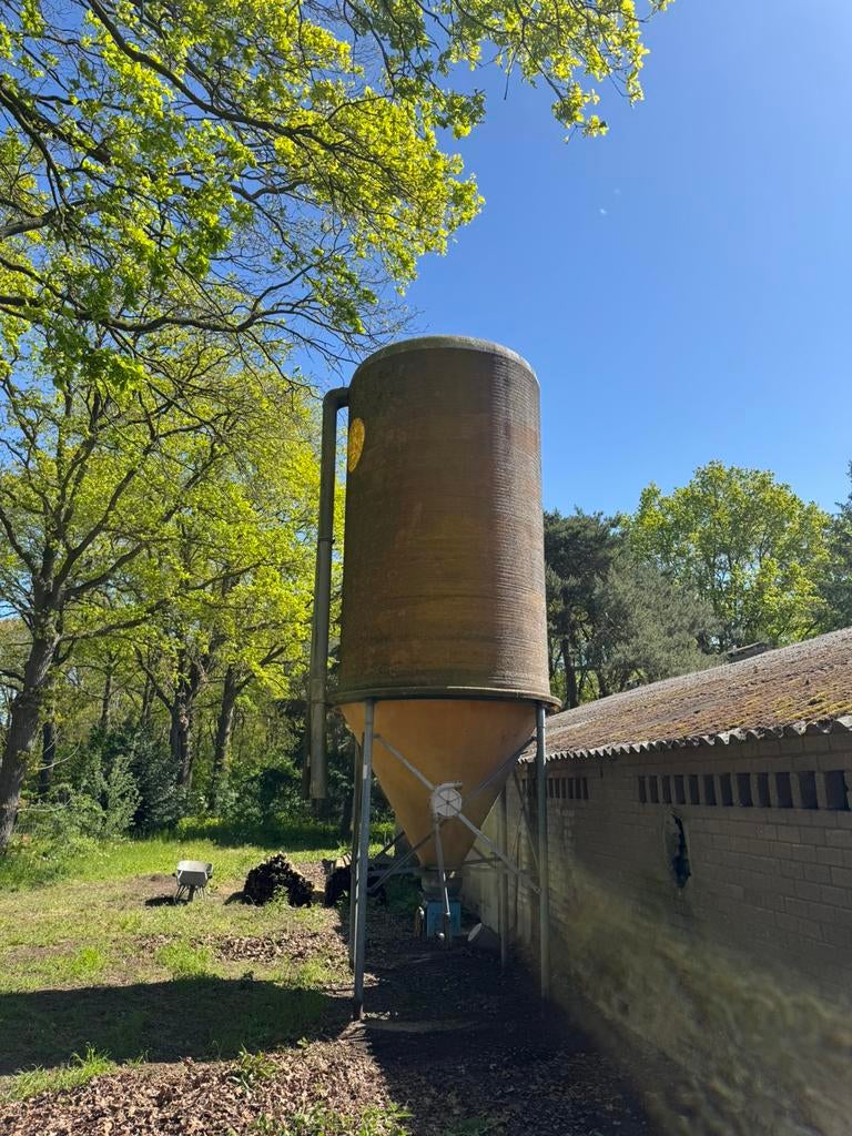 Voersilo voer silo polyester gebruikt, Ophalen of Verzenden, Vee