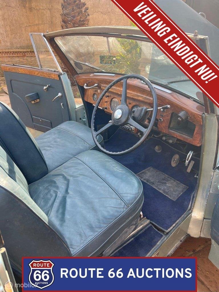 Bentley R-Type Park Ward Cabriolet | 1954 | Route 66 Auction, Auto's, Overige carrosserieën, Zwart, Bedrijf, Handgeschakeld