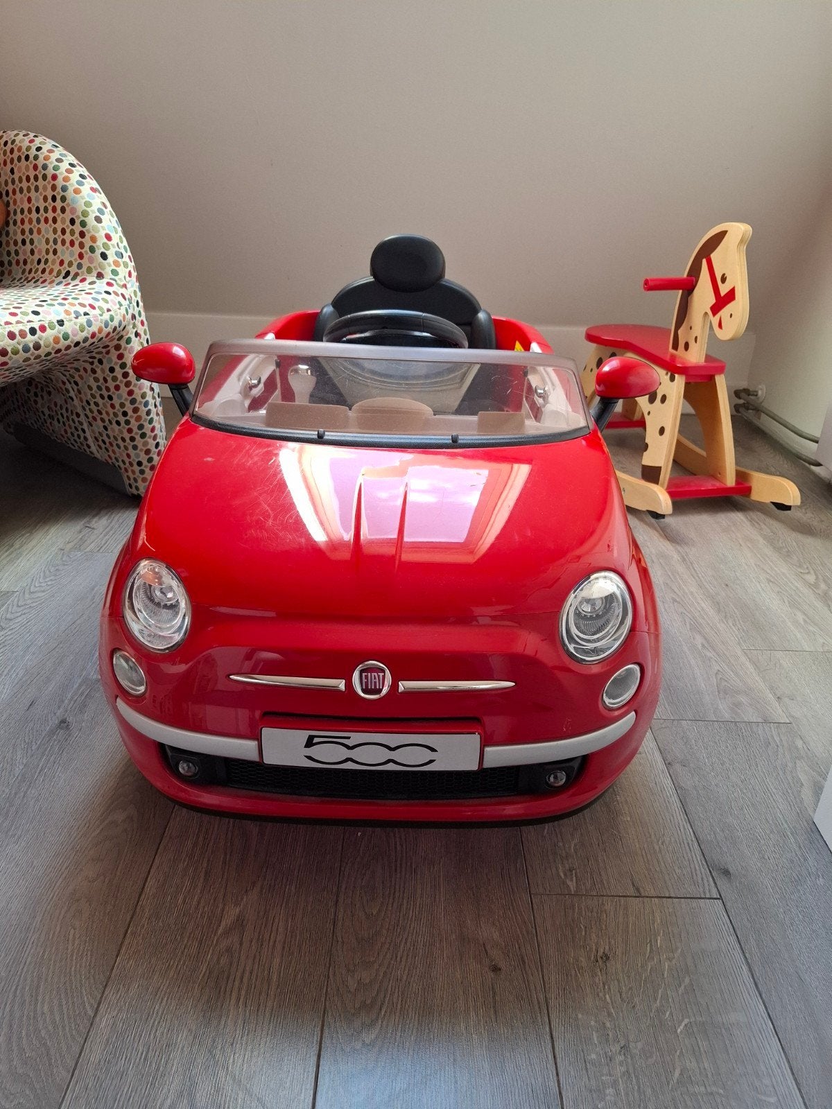 Elektrische Fiat 500 voor kinderen met afstandsbediening, Gebruikt