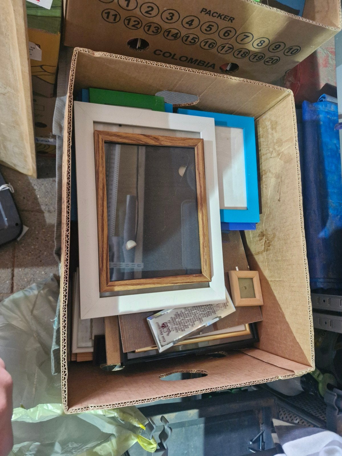 fotos lijstjes, Ophalen, Gebruikt, Fotolijst, Met glas