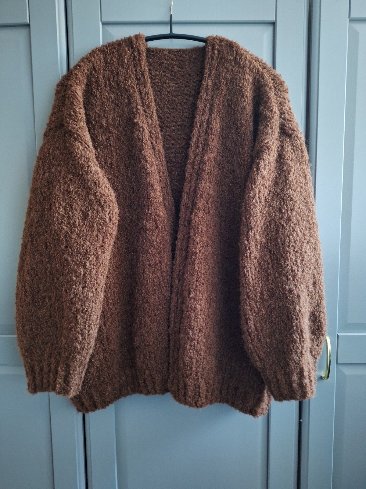 Nieuw handgemaakt alpaca vest, een maat, Bruin, Maat 46/48 (XL) of groter, Nieuw, Ophalen of Verzenden