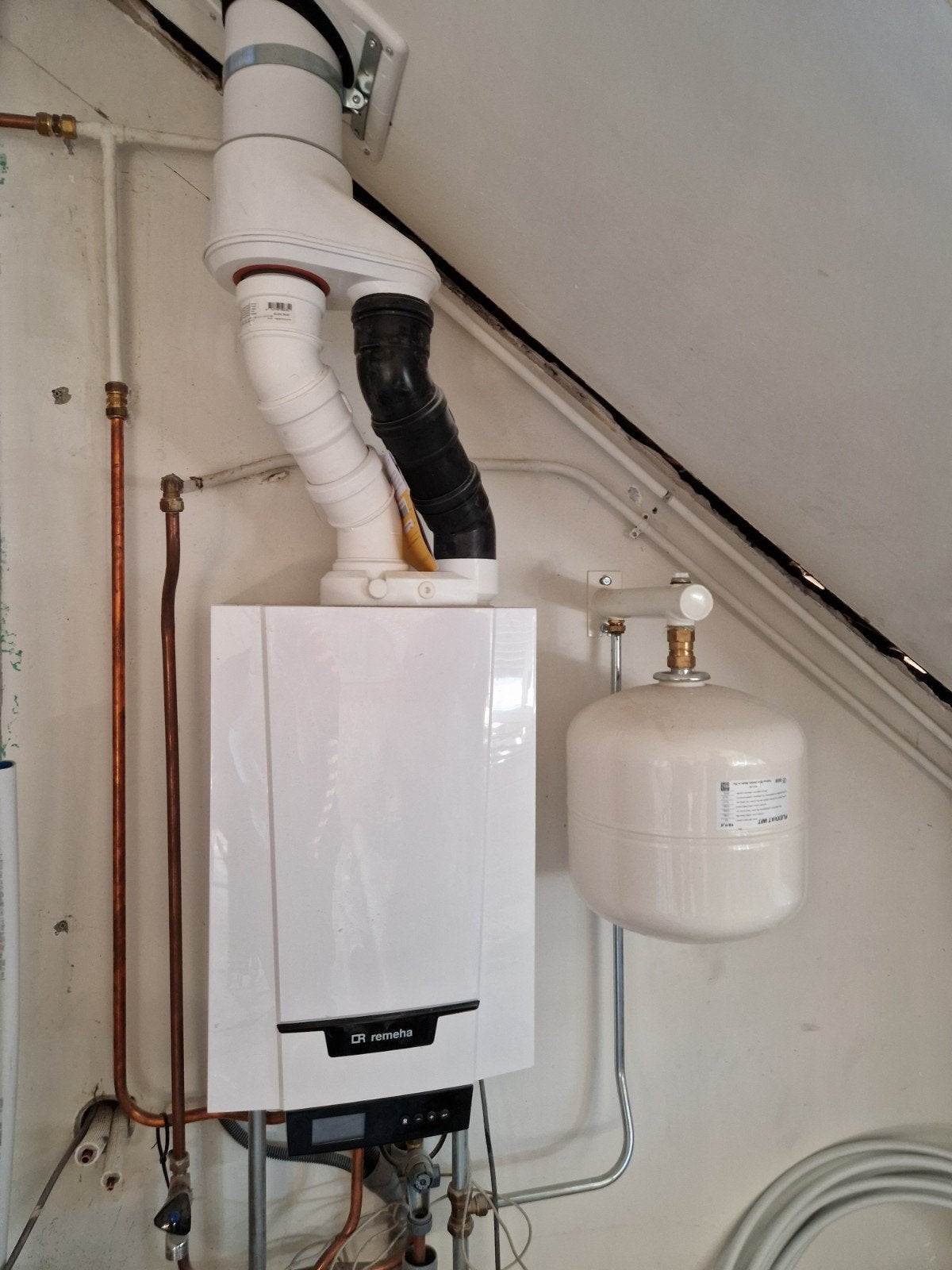 Remeha Tzerra Ace 39C HR-ketel, Ophalen, 30 tot 80 cm, Gebruikt, Hoog rendement (Hr)