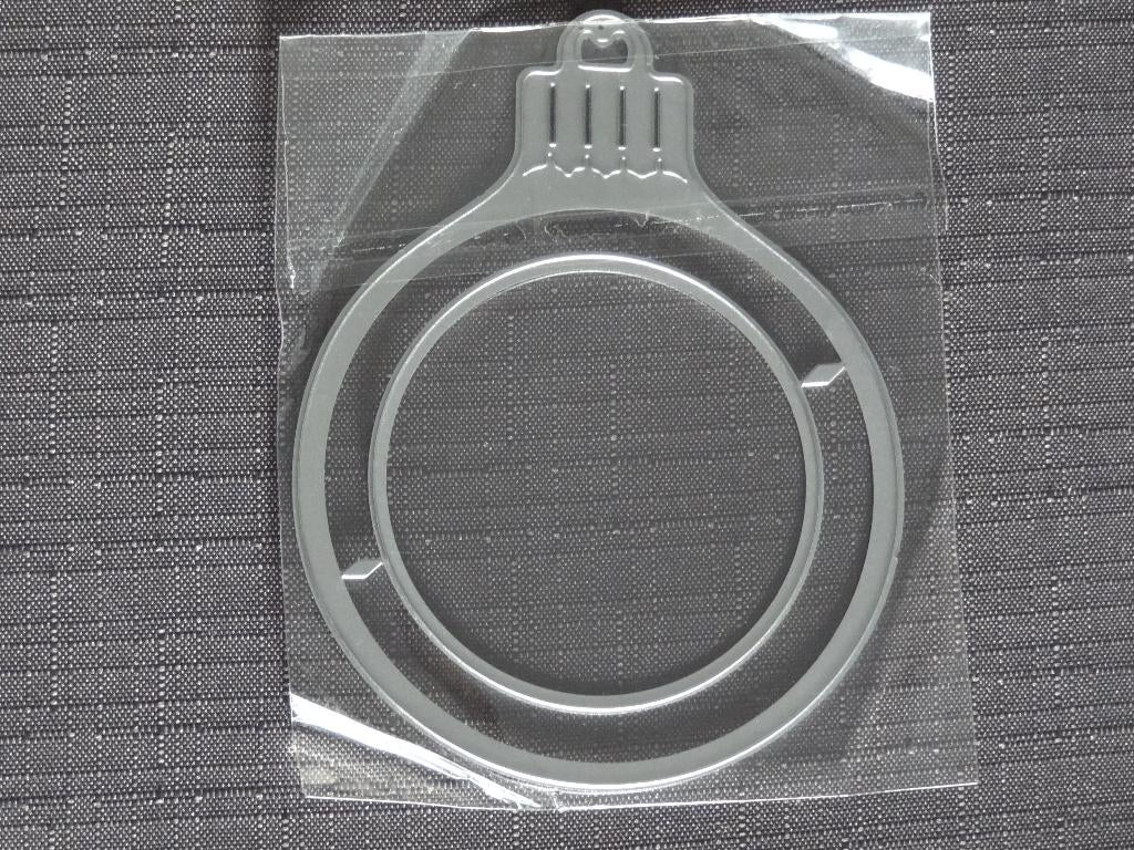 NIEUW! Snij/Embossing Mal Kerstbal >Snelle Verzending!<, Ophalen of Verzenden, Nieuw, Kerst, Pons of Mal