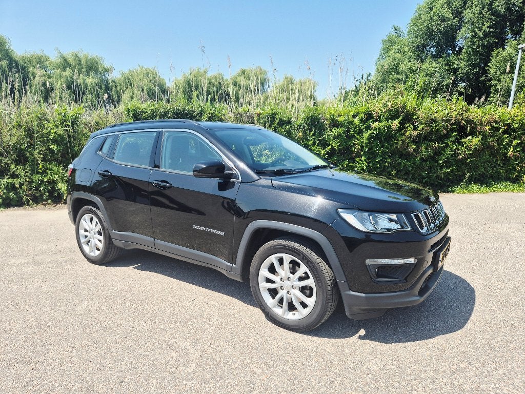 Jeep Compass 1.4 Turbo Longitude 140pk 2019 Zwart, Voorwielaandrijving, 450 kg, Zwart, 4 cilinders