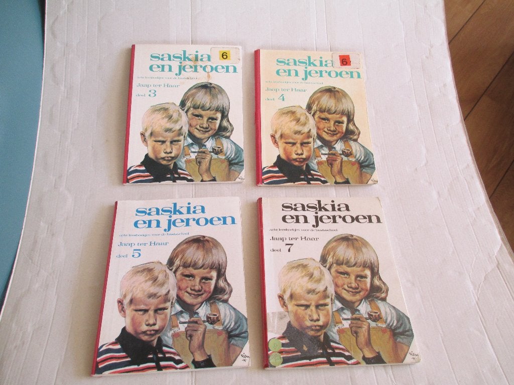 5x saskia en jeroen - jaap ter haar, Ophalen of Verzenden, Gelezen, Overige niveaus, Nederlands