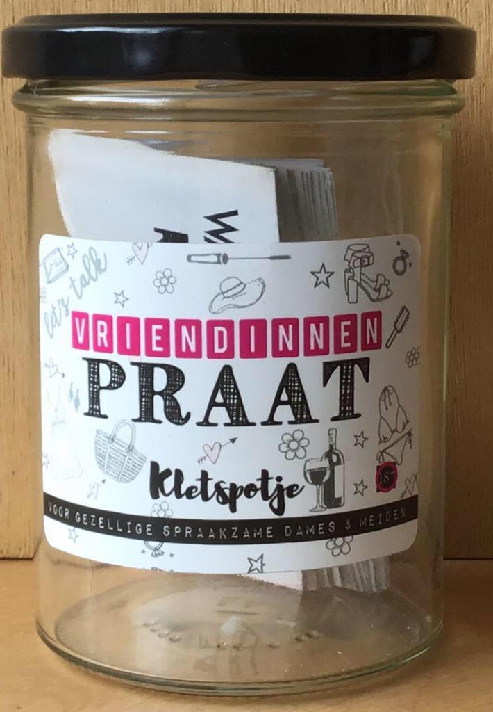 Vriendinnenpraat Kletspotje - vanaf 18 jaar - ZGAN, Vijf spelers of meer, Ophalen of Verzenden, Zo goed als nieuw
