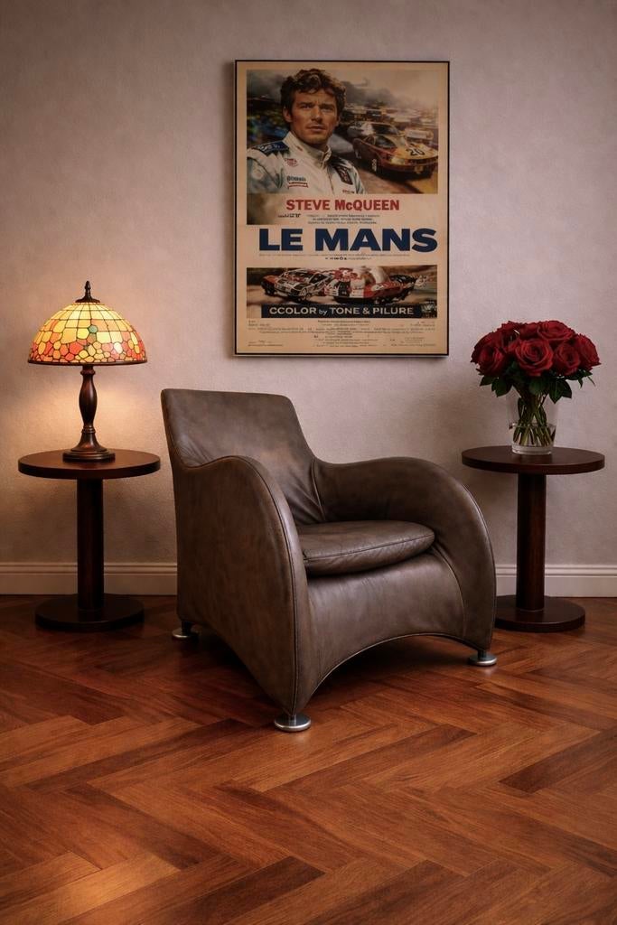 Vintage Montis Loge fauteuil, Ophalen of Verzenden, Zo goed als nieuw, 50 tot 75 cm, Leer