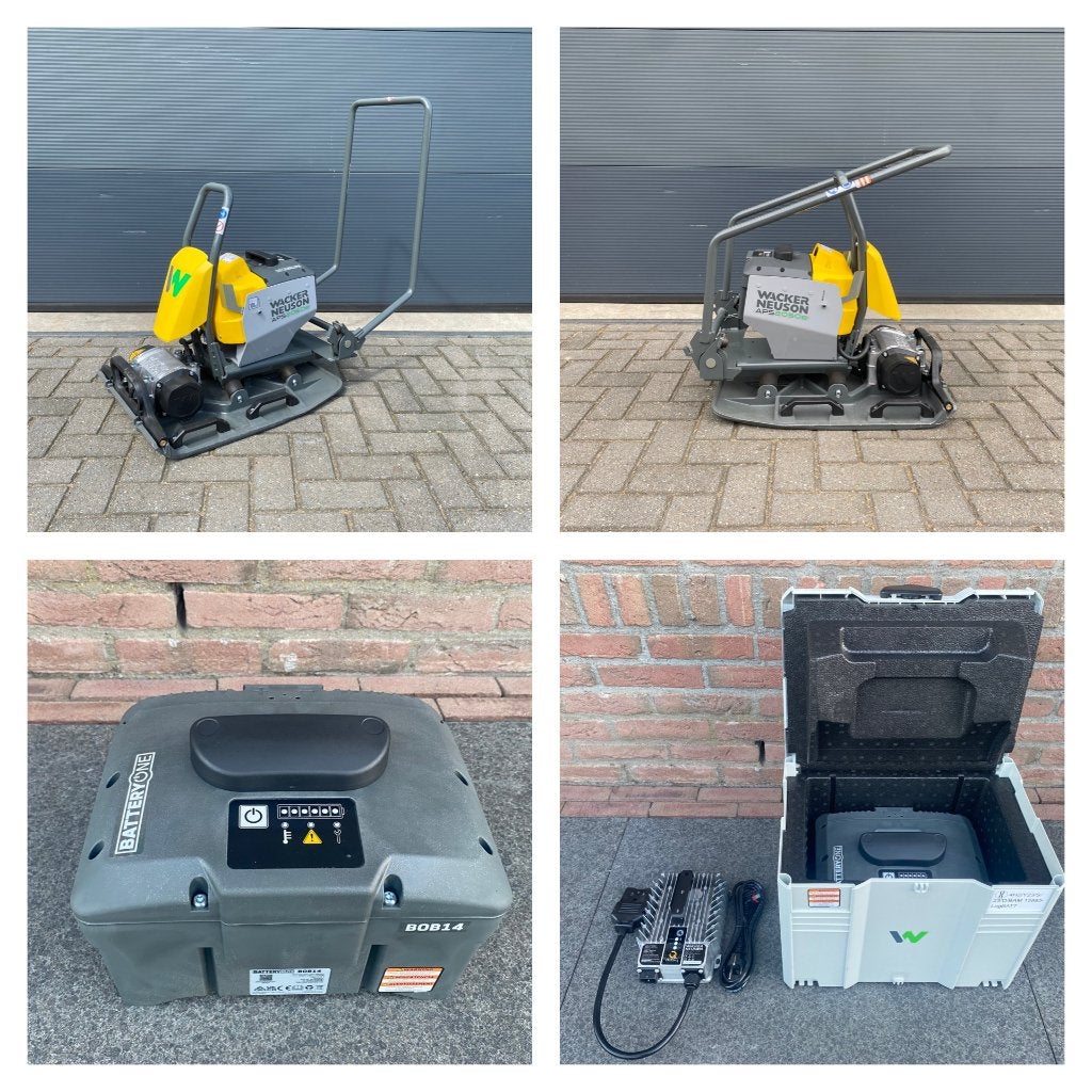 Trilplaat/triller Wacker APS 2050e "MET ACCU-AANDRIJVING", Wacker Neuson Group, München (D), Info@variatrade.nl, Nieuw