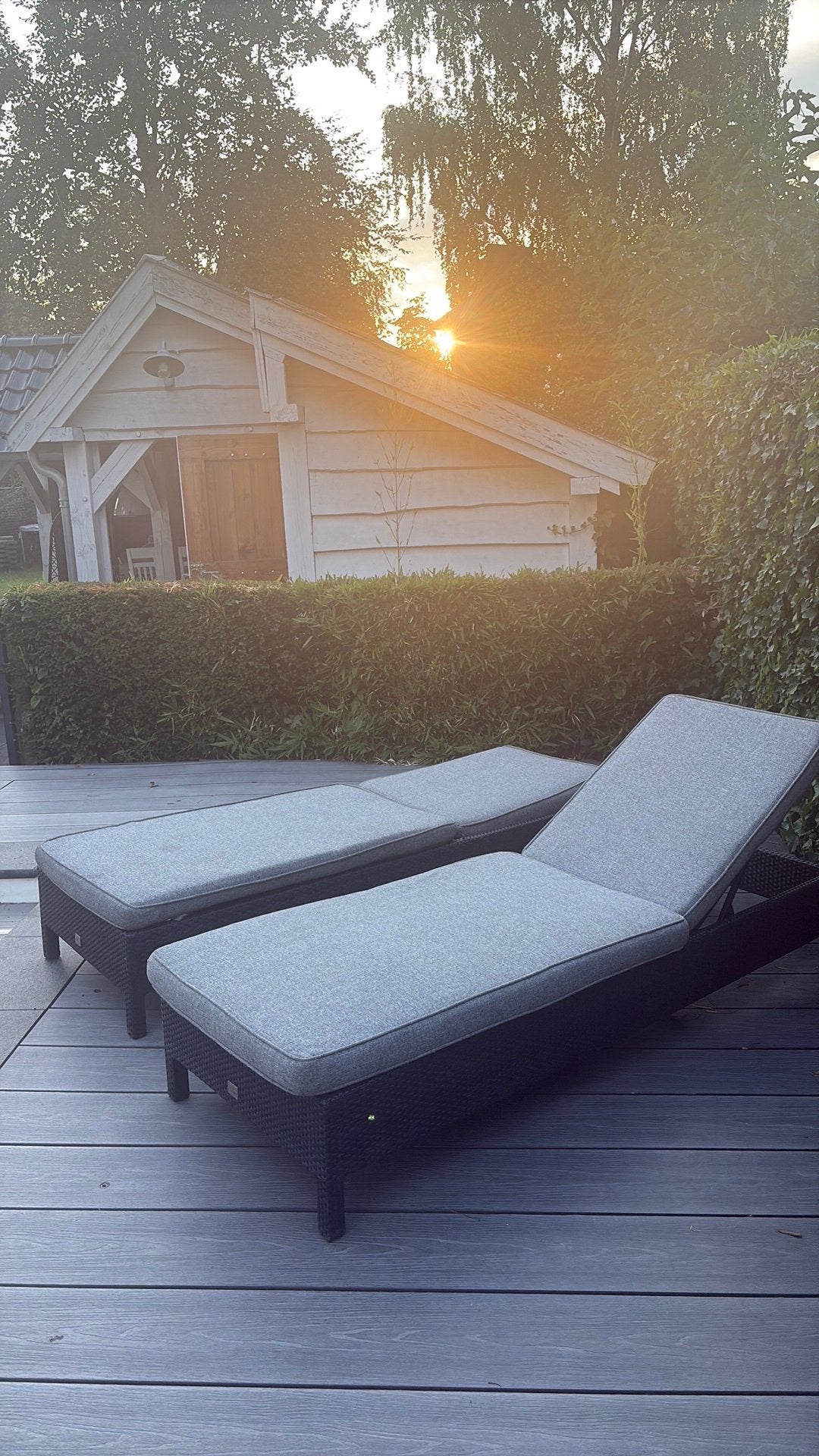 4 season ligbedden met kussen, Tuin en Terras, Ligbedden, Ophalen, Gebruikt