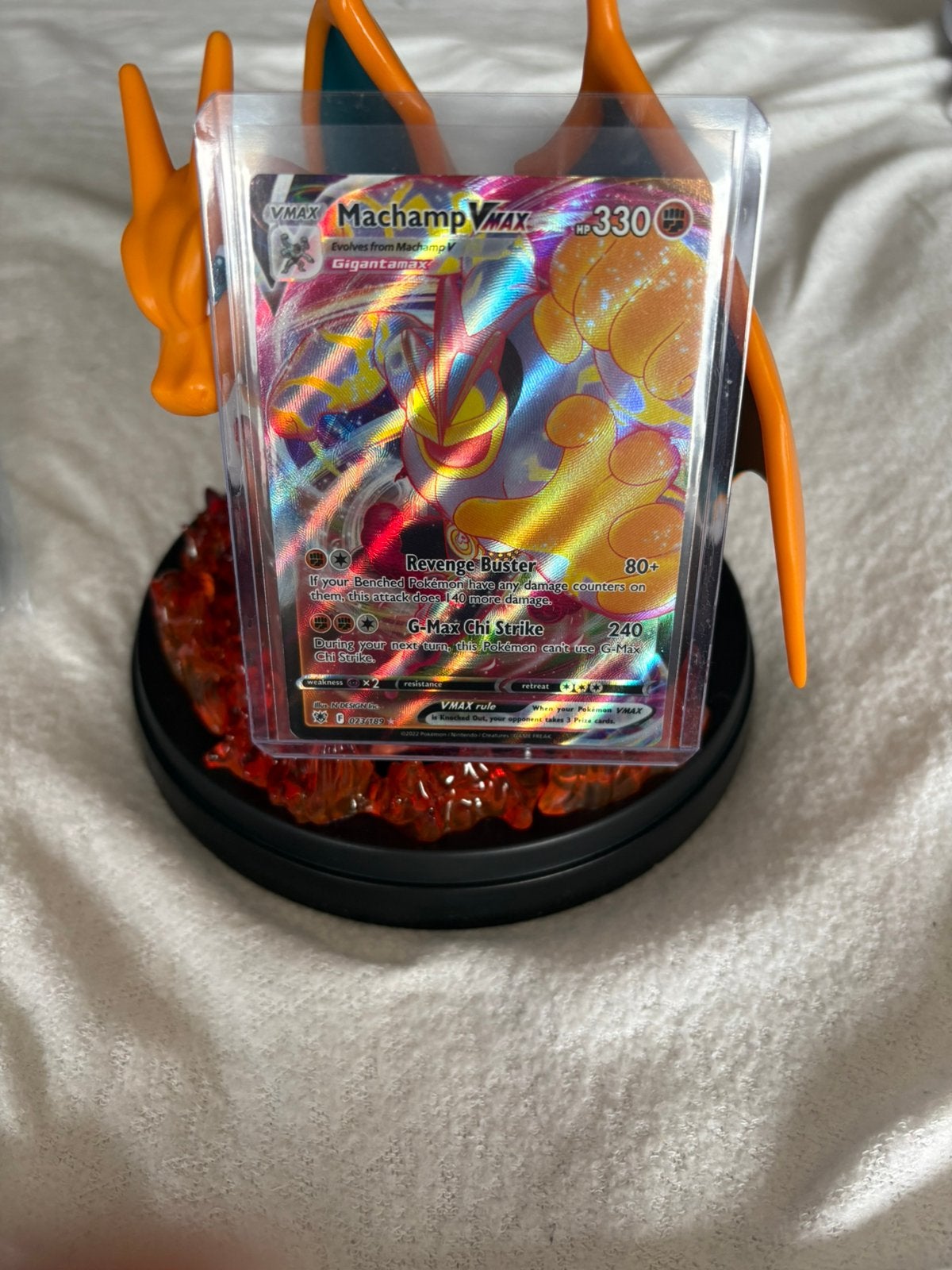 Machamp vmax #073, Ophalen of Verzenden, Nieuw, Losse kaart