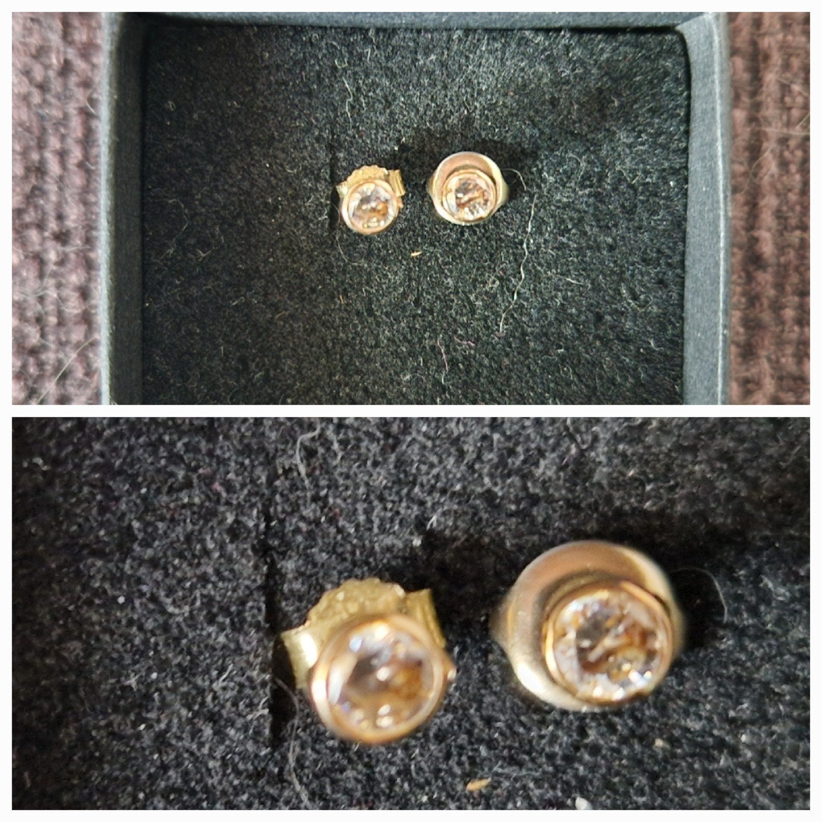 SIEBEL Gouden Oorstekers met Zirkonia (Zie omschrijving), Verzenden, Nieuw, Goud, Goud