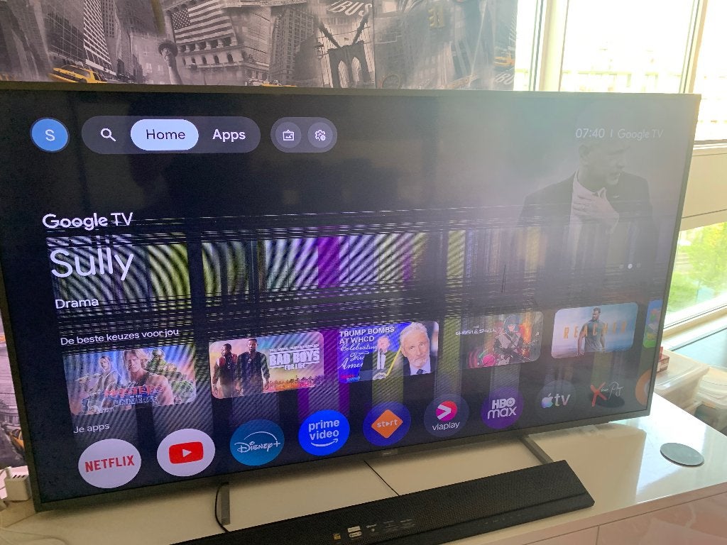 Philips 70-inch Ambilight 4K TV (DEFECT), Ophalen, Philips, 50 Hz, 100 cm of meer