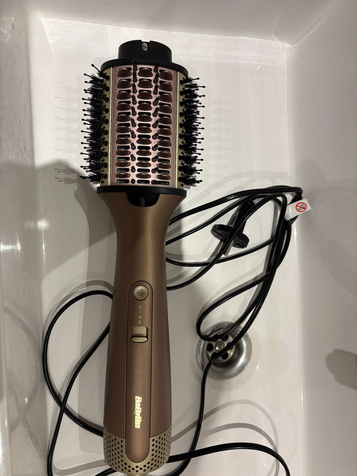 BaByliss Air Power Volume AS95E Föhnborstel - Multistyler, Ophalen of Verzenden, Zo goed als nieuw, Haarverzorging