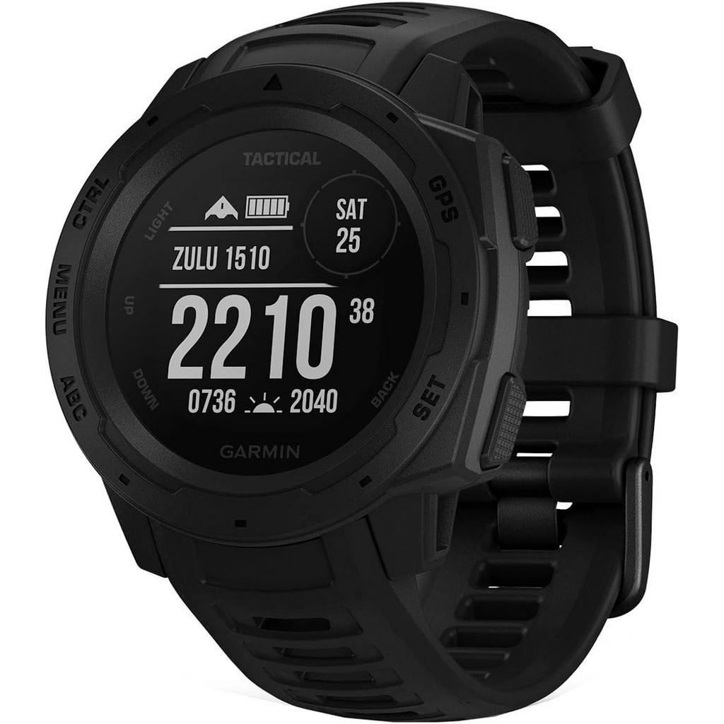 Garmin Instinct Tactical GPS 45mm, Gebruikt, Zwart, Ophalen of Verzenden, Waterdicht