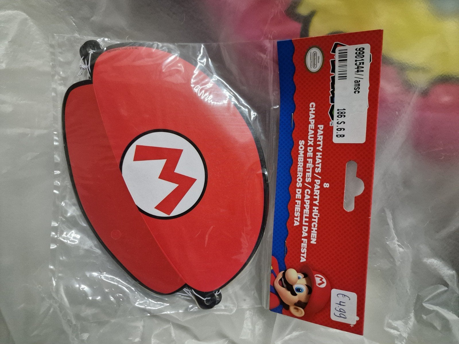 Mario en Luigi Feestmutsen - 8 stuks, Ophalen of Verzenden, Nieuw, Versiering